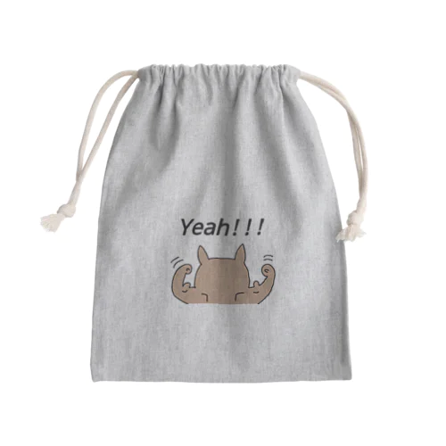 Yeah!!!ミルミル💪💪💪 Mini Drawstring Bag