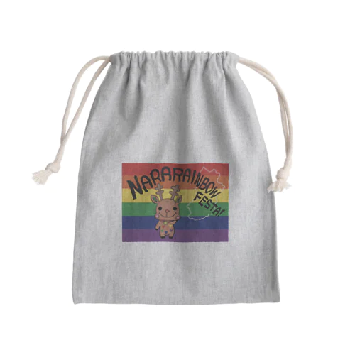 奈良レインボー限定トートバッグ Mini Drawstring Bag