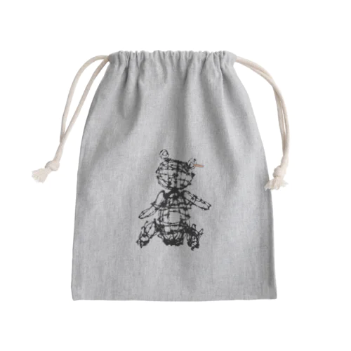 抱っこしてちょ Mini Drawstring Bag