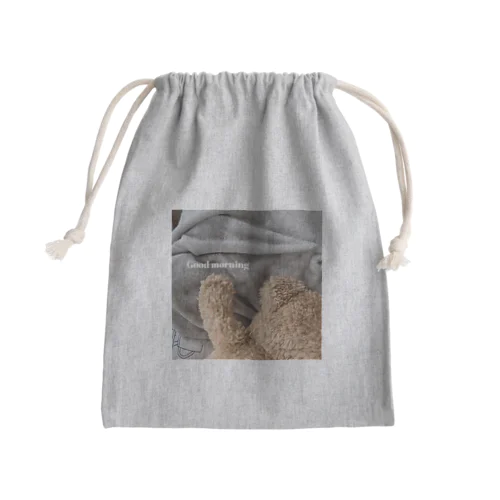 おはよう Mini Drawstring Bag