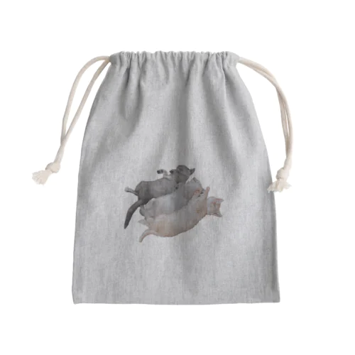 ちゃちゃまる兄弟 Mini Drawstring Bag