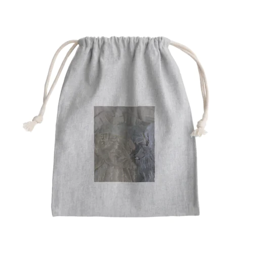 淡いまばたき Mini Drawstring Bag