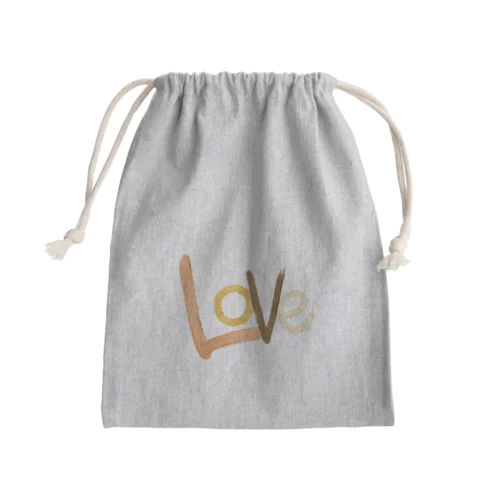 【LOVE】 Mini Drawstring Bag