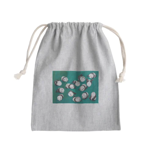 ゴロゴロパンダ Mini Drawstring Bag