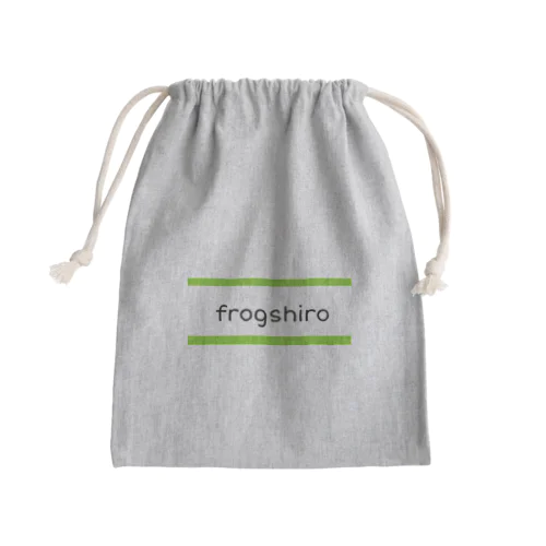 frogshiro　かえるのしろう Mini Drawstring Bag