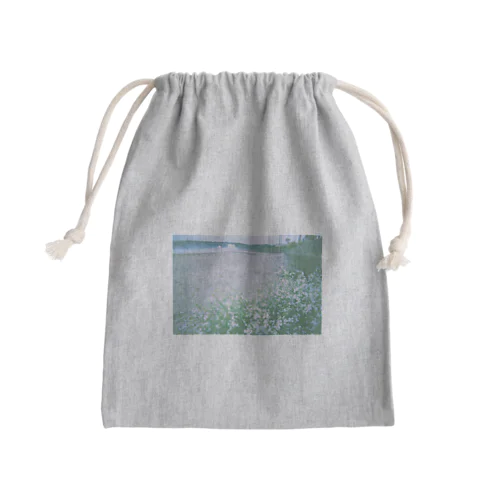 うみべのおはな Mini Drawstring Bag