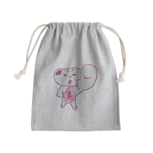 豆太郎 Mini Drawstring Bag