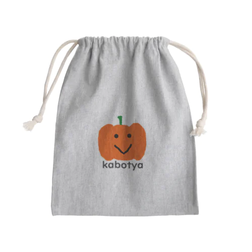 ニッコリ笑顔のかぼちゃ君 Mini Drawstring Bag