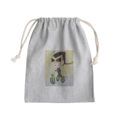 自転車暴走族 Mini Drawstring Bag