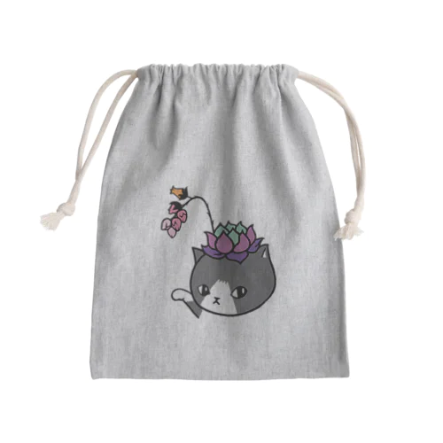 エケネコ Mini Drawstring Bag