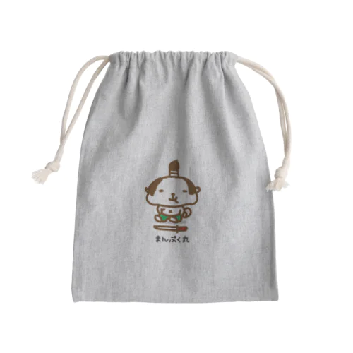 食いしん坊侍 Mini Drawstring Bag