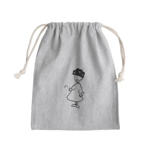 女の子② Mini Drawstring Bag