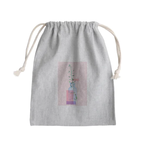 ぺんぺん草枠あり Mini Drawstring Bag