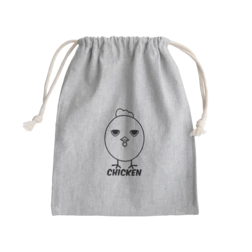 chicken(チキン) Mini Drawstring Bag