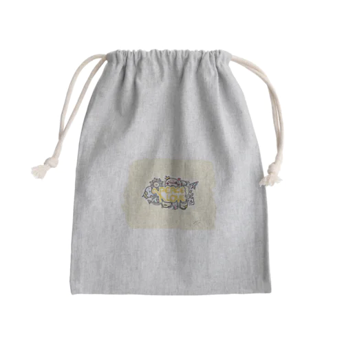 ピースラブ コラボ  Mini Drawstring Bag