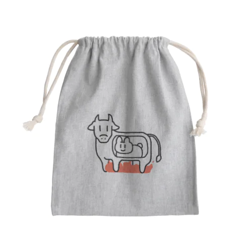 ファラリスの雄牛とうさぎ Mini Drawstring Bag