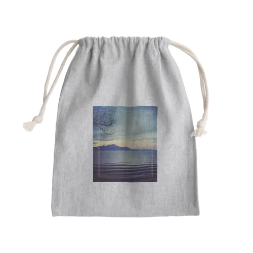 熊本の夕焼け Mini Drawstring Bag