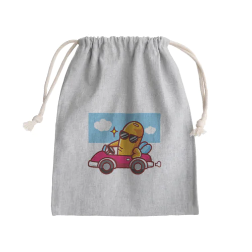 シュール・ザ・ニンジン／ドライブ Mini Drawstring Bag