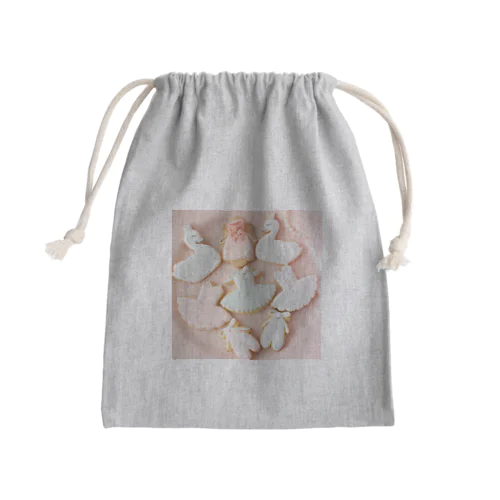 バレリーナアイシングクッキー Mini Drawstring Bag