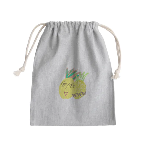 パイナップルななお君 Mini Drawstring Bag