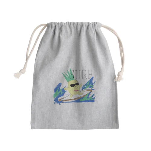 サーファーパイナップルななじ君 Mini Drawstring Bag