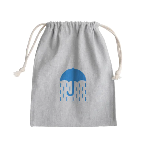 雨女・雨男 Mini Drawstring Bag