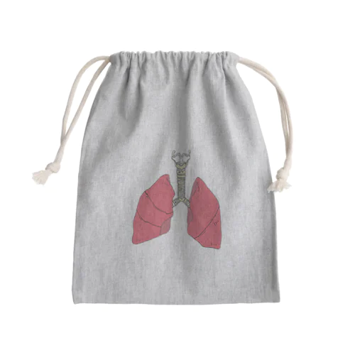 肺　内臓　lung　NO.20 Mini Drawstring Bag