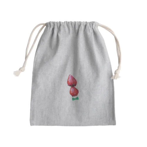 いちご飴×リボン Mini Drawstring Bag