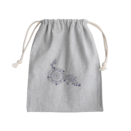 レモン Mini Drawstring Bag