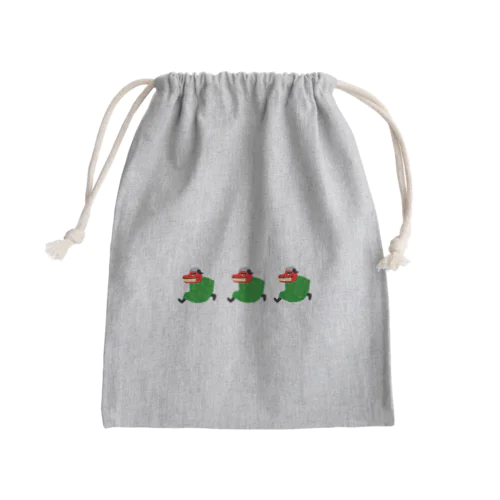 走る獅子舞 Mini Drawstring Bag