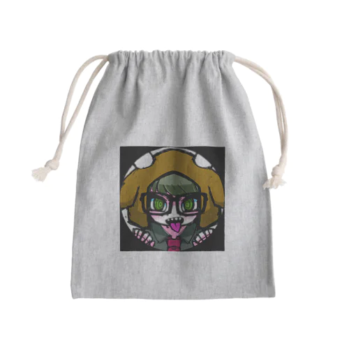 狼さん？いいえ、牛さんです。 Mini Drawstring Bag