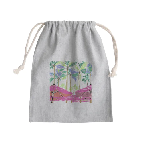 Hawaiianシリーズ Mini Drawstring Bag