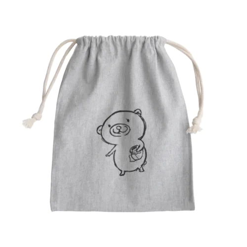 ハニくま Mini Drawstring Bag