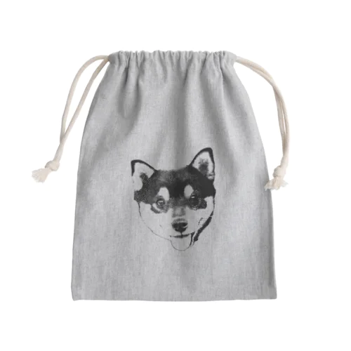 白黒パイセン Mini Drawstring Bag