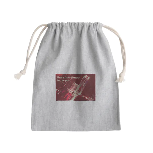 夜景 レッド Mini Drawstring Bag