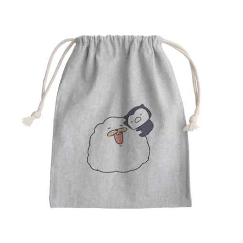 ムーピーとムーネフ Mini Drawstring Bag