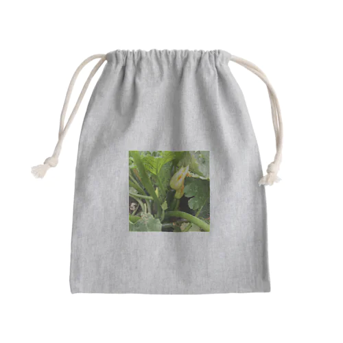 ズッキーニの花 Mini Drawstring Bag