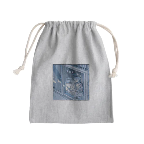 深夜 Mini Drawstring Bag