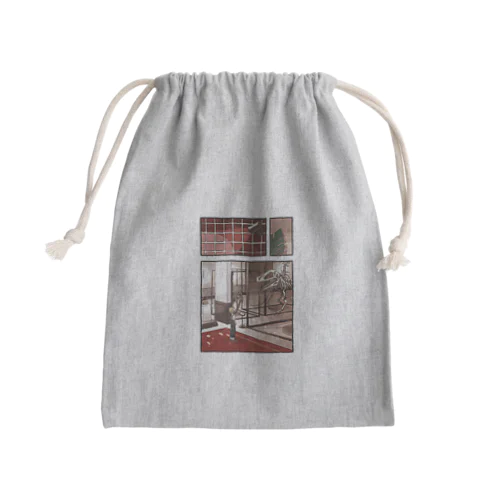 博物館　長方形ver Mini Drawstring Bag