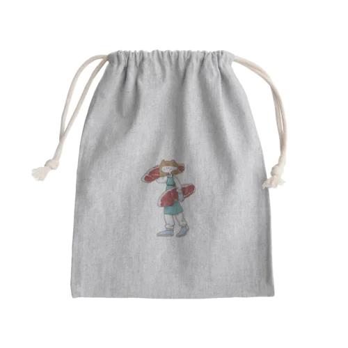 肉屋の娘 Mini Drawstring Bag