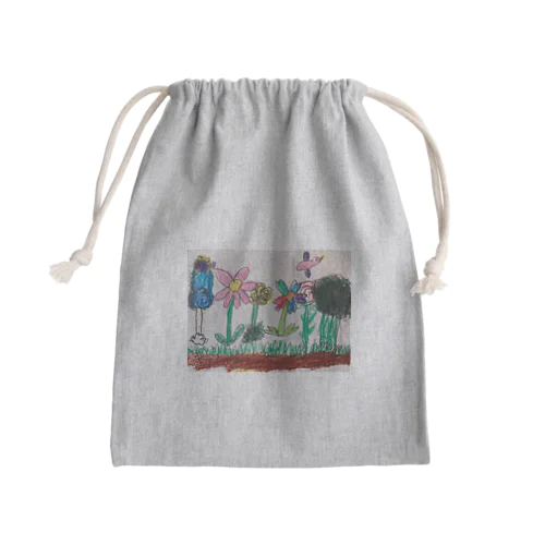 お花畑 by かなちゃん Mini Drawstring Bag