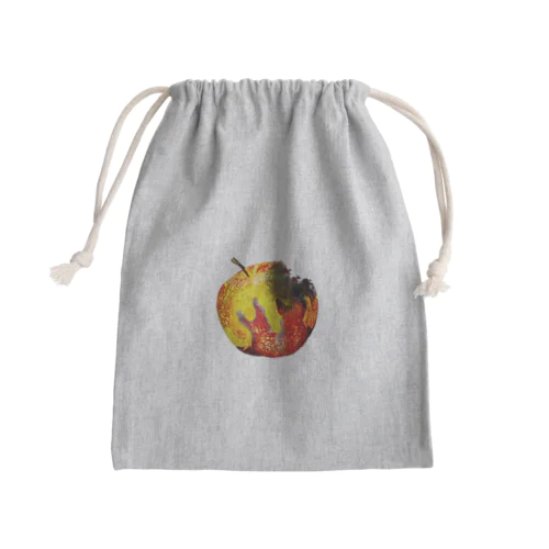 Golden rotten apple Mini Drawstring Bag