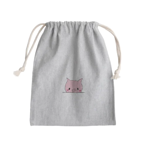 あいぼうのぶたくん Mini Drawstring Bag