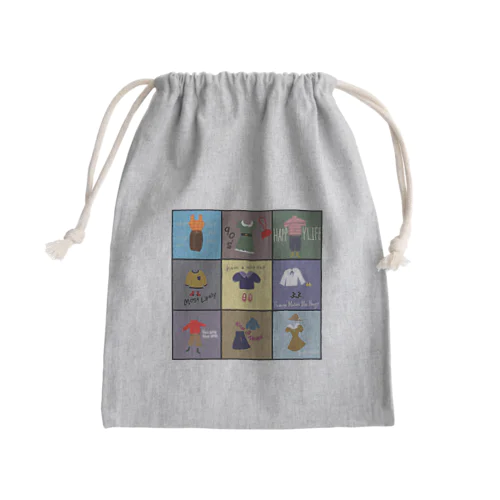 きょうのフク Mini Drawstring Bag