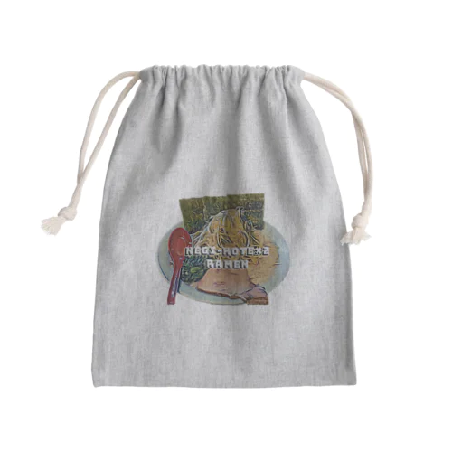 ネギラーメンコテコテ(背脂増し) Mini Drawstring Bag