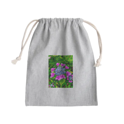 紫陽花の輝き Mini Drawstring Bag