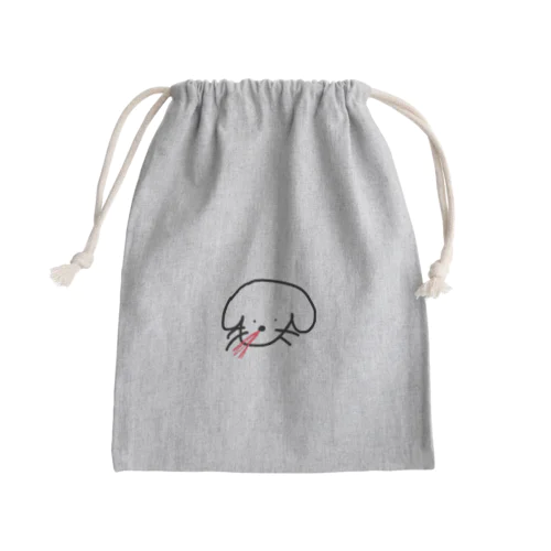 鼻血でちったワンワン Mini Drawstring Bag