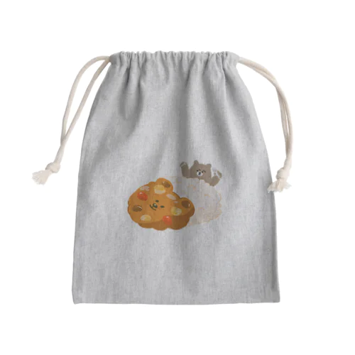 クマカレー Mini Drawstring Bag