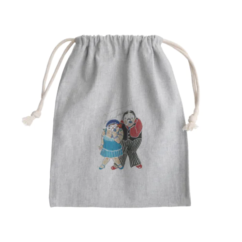 楽しく、楽しく、ジャズのスイング？ Mini Drawstring Bag