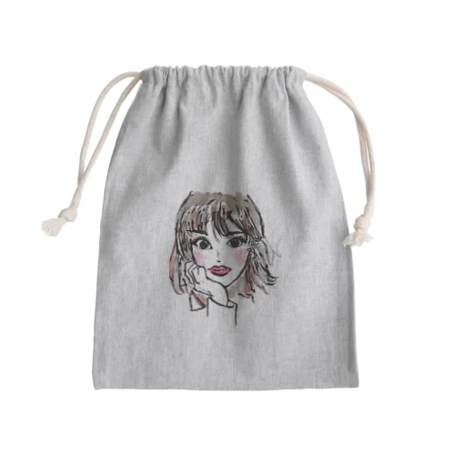 なあちゃん Mini Drawstring Bag